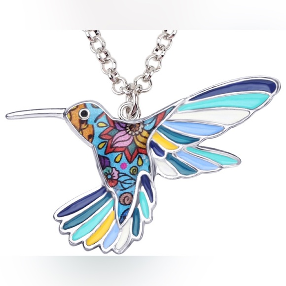 Garden Collection Hummingbird Necklace - Picture 4 of 8